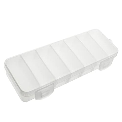 Homeford Plastic Organizer Box, 7-Slot, 6-3/4-Inch x 2-3/4-Inch