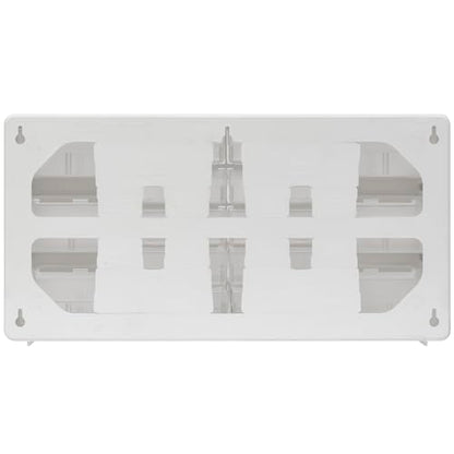 Akro-Mils 26-Drawer Plastic Storage Cabinet, 20" W x 6" D x 10" H, White - color: White, size: 26 Drawer, style: 1 Pack