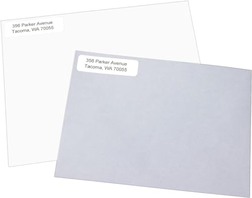 Avery Self-Adhesive Removable Labels, 0.5 x 1.75 Inches, White, 840 per Pack (05422)- Pack of 2 - size: 840 Count- Pack of 2