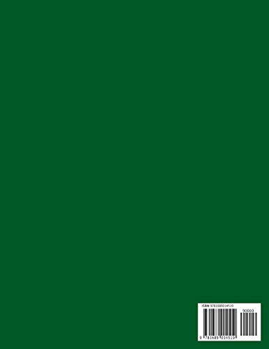 Notebook LABORATORY : Unlined Notebook for Science Student, Record Research, Laboratory Notebook , Black Lab Notebook, Student Lab Notebook, Research ... (8.5 x 11 inches) - 120 Pages - Green Cover.