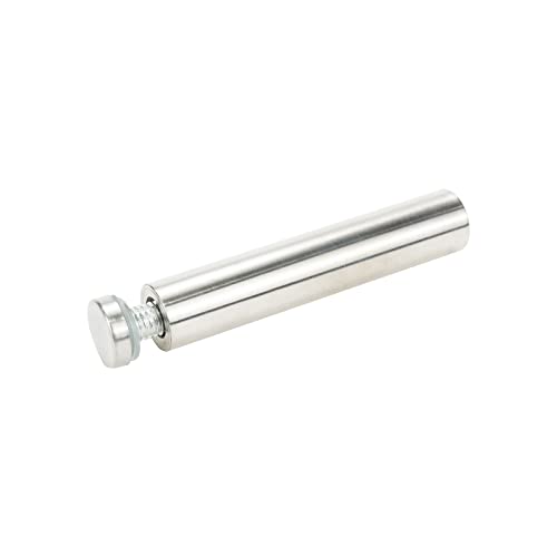 Sign Standoff Screws 0.75" Dia 4" Length Glass Standoff Bolts Stainless Steel 3/8" Thread Dia Advertising Screws - 8pcs - size: 0.75" Dia x 4" Length 8pcs