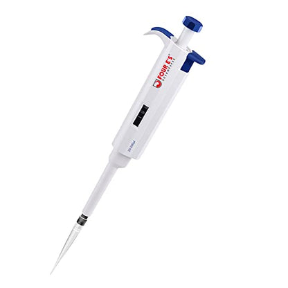 FOUR E'S SCIENTIFIC 20-200μL Pipette, Single-Channel Adjustable Pipettor - size: 06 (20-200ul)