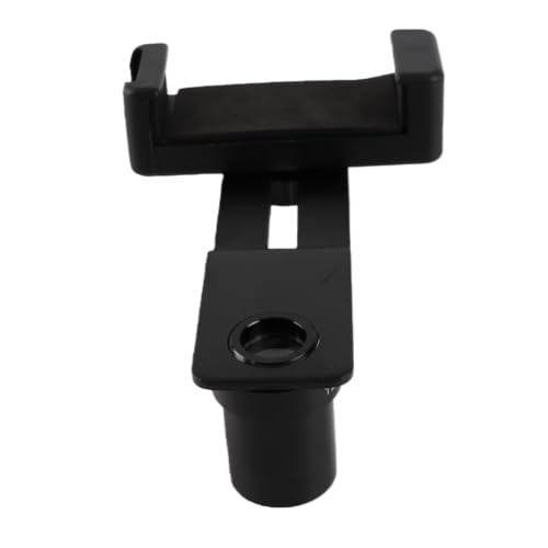 Microscope Lens Cellphone Adapter, Microscope Smartphone Camera Adapter Mount with 12.5X Eyepiece, for Eyepiece Tube 23.2mm, Fits Smartphones with a Width of 70 to 90mm