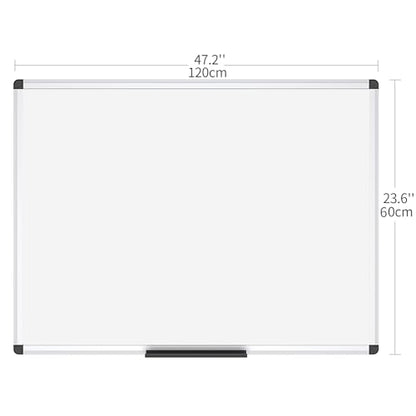 VIZ-PRO Magnetic Whiteboard, 48 x 24 Inches, Dry Erase Board for Wall - size: 48"W x 24"H