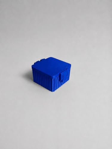 Peptide Case for Fridge, Vial Storage Box Holds 9 Vials 2ml 3ml, Blue - color: Blue