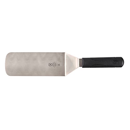 Mercer Culinary Millennia Turner/Spatula, 8 Inch x 3 Inch Blade, Black Handle - color: Black, size: 8" x 3"