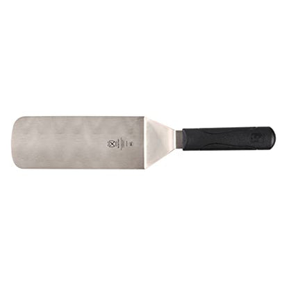 Mercer Culinary Millennia Turner/Spatula, 8 Inch x 3 Inch Blade, Black Handle - color: Black, size: 8" x 3"