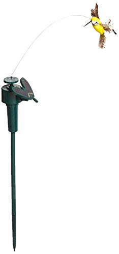 Solar Hummingbird, Solar / Battery Power Fluttering Flying Dancing Hummingbird , Outdoor or Indoor, Solar Powered or Battery Powered