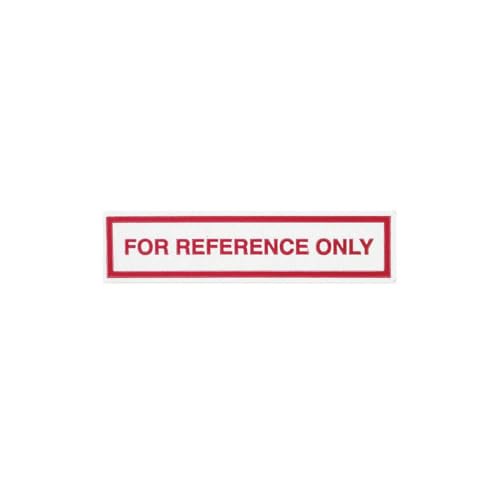 SPI 14-109-3 Removable Adhesive for Reference ONLY Labels: 2" x 1/2", Red on White (160 Count) - style: Reference Only