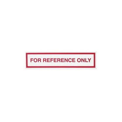 SPI 14-109-3 Removable Adhesive for Reference ONLY Labels: 2" x 1/2", Red on White (160 Count) - style: Reference Only