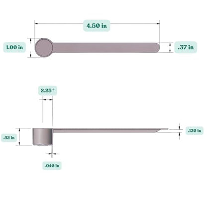 1 Teaspoon (1/3 Tablespoon | 5 mL) Long Handle Plastic Measuring Spoon for Coffee, Protein Powder, Pet Food, Spices, Grains, Dry Goods – Food-Grade BPA-Free (Pack of 25) - size: 5 mL | 1 Teaspoon