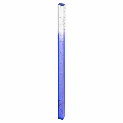 HARFINGTON Acrylic Clear Straight Rulers 20cm Metric,Blue - color: Blue, size: 20cm