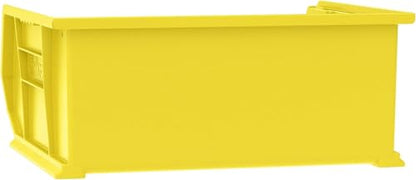 Akro-Mils 30250 AkroBins Plastic Storage Bin Hanging Stacking Containers, (15-Inch x 16-Inch x 7-Inch), Yellow, (6-Pack) - color: Yellow