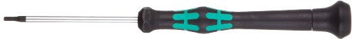 Wera 05118068003 Kraftform Micro 2054 Hexagon Electronics Precision Screwdriver, 2mm Head, 60mm Blade Length - size: Hexagon 2mm Head, 60mm Blade