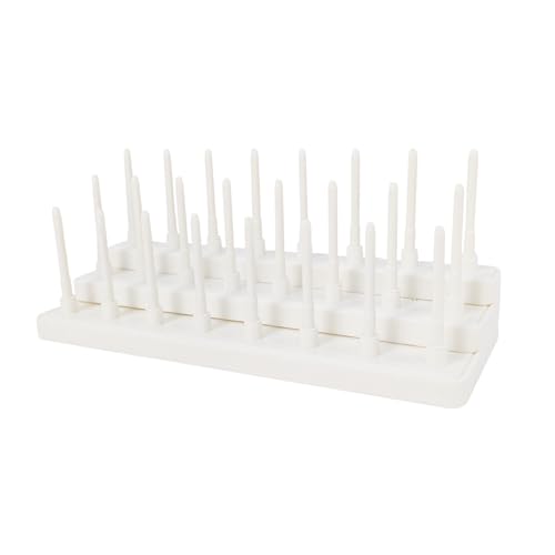 Riverruns Fly Tying Thread Spool Stand Nature Wood Spool Station Hand Made Travelling - color: Combo D-High strength ABS material