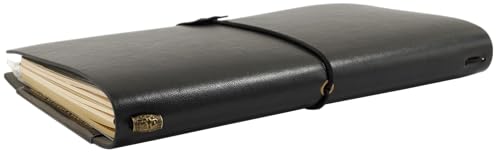 Voyager Refillable Notebook - Black (Traveler's Journal, Planner, Notebook)