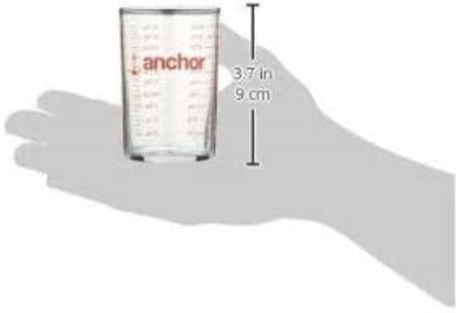 Anchor Hocking Graduated Measuring Glass, Set of 2, Clear