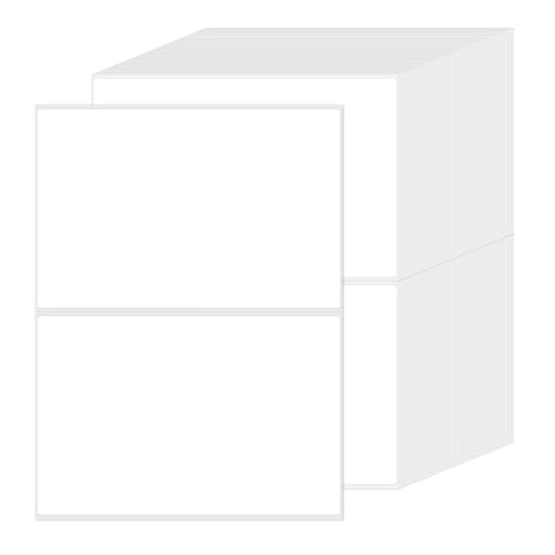 LLIKED 150 Pcs 6"x4" Blank Removable Labels for Storage Bins No Residue - size: Extra Large
