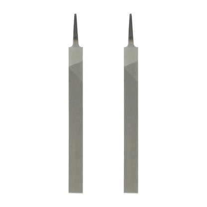 HARFINGTON 2pcs Flat Thin Cut File 8" Double Cut Teeth High Carbon Steel Hand Rasp File without Handle for Metal Wood Deburring Removing - size: 8", style: Thin
