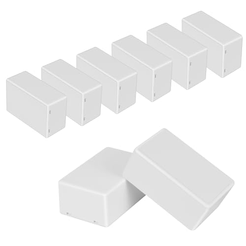 Project Box 8 Pieces Electrical Box Small Junction Box ABS Plastic Enclosure Power Electronic Case White 2.76" x 1.77" x 1.14"(70 x 45 x 29mm) - color: White, size: 2.76" x 1.77" x 1.14"