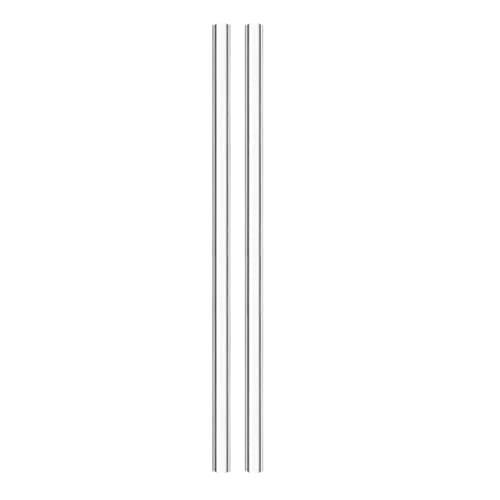 2Pcs 200mm OD=22mm Quartz Glass Tube Thcik=1.0mm L=20cm ID=20mm Made By Vycor Glasses Lab Glassware - size: OD=22mm 2Pcs