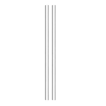 2Pcs 200mm OD=22mm Quartz Glass Tube Thcik=1.0mm L=20cm ID=20mm Made By Vycor Glasses Lab Glassware - size: OD=22mm 2Pcs