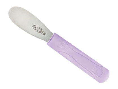 Mercer Culinary Millennia Plain Edge Spreader, 3.5 Inch Blade, Purple Handle - color: Purple, size: 1 Count (Pack of 1)