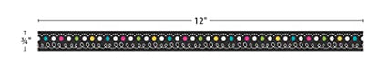 Teacher Created Resources Chalkboard Brights Magnetic Strips (TCR77222)