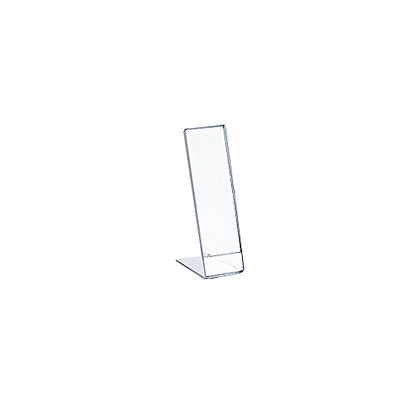 Azar Displays 112768 2" W x 8" H Vertical L-Shaped Sign Holder-10pk - size: 2 in W x 8 in H Vertical