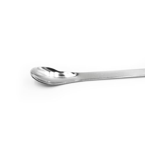1 Set Stainless Steel Micro Sampling Spoons and Spatulas Lab Reagent Spoon Spatula Set Pack of 4 Laboratory Supplies