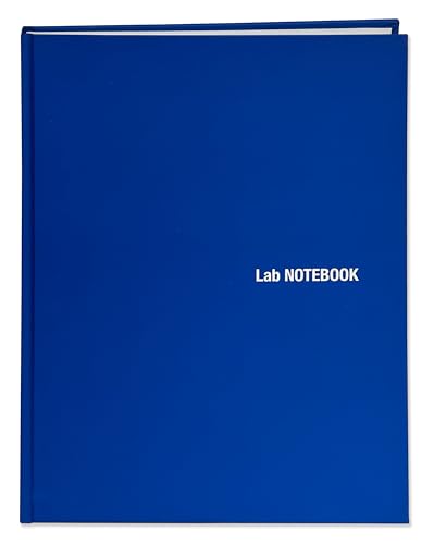 BookFactory Lab Notebook, Blue, Laminate Hardbound, 100 Pages - color: Blue