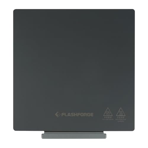 FLASHFORGE AD5M (Pro)/ AD5X 3D Printer Smooth PEI Plate, Upgrade Magnetic Flexible PEI Sticker Sheet, Glue-Free Print with PLA, TPU, Carbon Fiber Filaments - style: Smooth PEI Plate