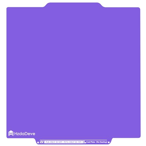 Cool Plate for Creator 5 Double-Sided Cold Build Plate No Heating No Glue - color: Purple, size: Creator 5