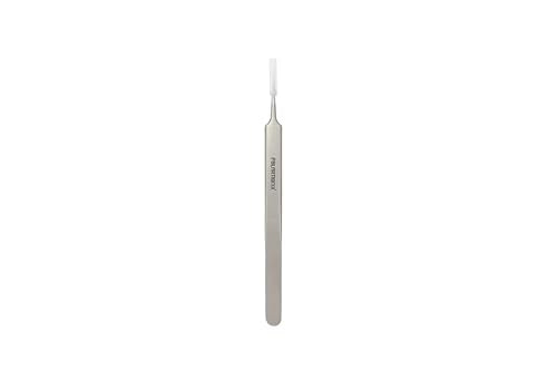 Ultra Fine Tip Tweezers Straight Tip Precision Titanium Alloy ESD Safe Micro Soldering Motherboard Work For iPhone iPad German, Silver Crafting, Watch repair ic holder 0.1mm