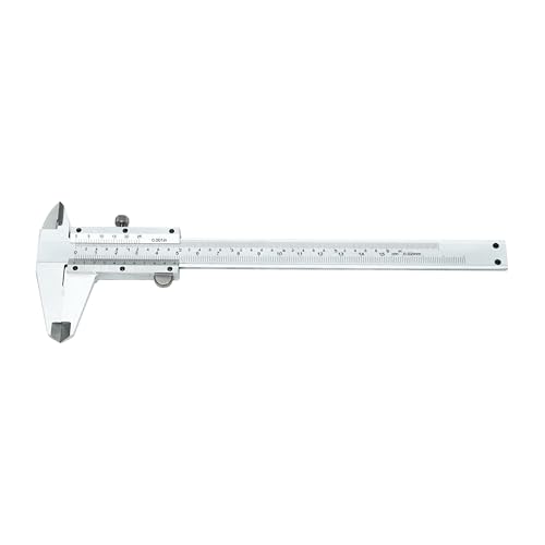 HFS Inch & Metric Vernier Caliper, 0-6Inch/0-150mm Measuring Tool - size: 0-6"/0-150mm carbon steel