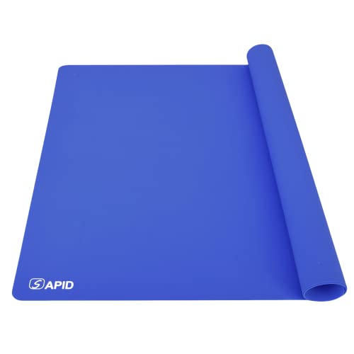 Sapid Large Silicone Sheet for Crafts Silicone Mat for Resin Art Painting - color: Dark Blue, size: 27.9"L x 20"W