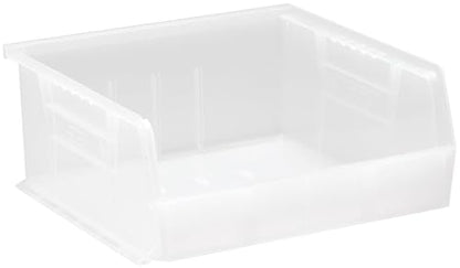 HE HUDSON EXCHANGE 11" x 11" x 5" (6 Pack) Plastic Stackable Storage Bin, Clear - color: Clear, size: 6 Pack