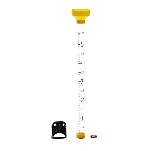 Taylor Jumbo Rain Gauge 5 Inch Capacity with Red Floating Indicator