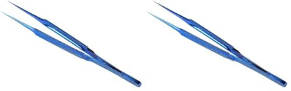 1PC TS-11 Precision Titanium Alloy Tweezers for Mobile Phone iPhone Motherboard Fingerprint Jump Line Wire Repair Microscope Tweezers (Pack of 2) - size: TS-11 Straight Tweezers (Pack of 2)