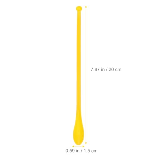SOLUSTRE Plastic Chemistry Spoons Double-Ended Lab Spatula Scoop for and Granule Sampling Lightweight Mixing for Scientific Industrial Home and Restaurant Use