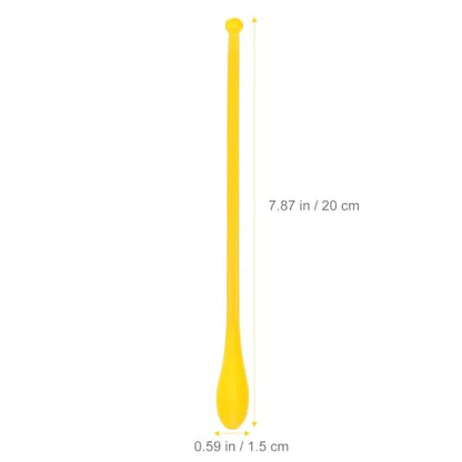 SOLUSTRE Plastic Chemistry Spoons Double-Ended Lab Spatula Scoop for and Granule Sampling Lightweight Mixing for Scientific Industrial Home and Restaurant Use