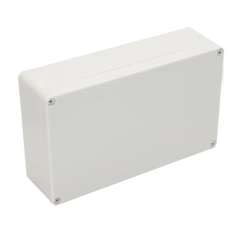Project Box IP65 Waterproof Junction Box ABS Plastic Electrical Boxes DIY Electronic Project Case Power Enclosure White 7.87x4.72x2.2 inch (200 x 120 x56 mm) - color: White, size: 7.87"x4.72"x2.2"