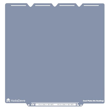 for Snapmaker U1 Build Plate Double Sided Smooth Cold Cool Plate Parts - color: Grey, size: U1