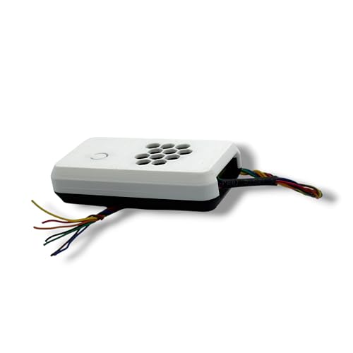 Raspberry Pi Pico Case, Protective Enclosure with Micro-USB Port Access, Passive Ventilation (White/Black) - color: White/Black