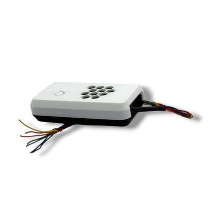 Raspberry Pi Pico Case, Protective Enclosure with Micro-USB Port Access, Passive Ventilation (White/Black) - color: White/Black