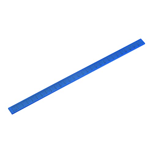 HARFINGTON Whiteboard Magnetic Ruler 29cm Metric Blackboard Straight Rulers Office Measuring Tools, Deep Blue - color: Deep Blue