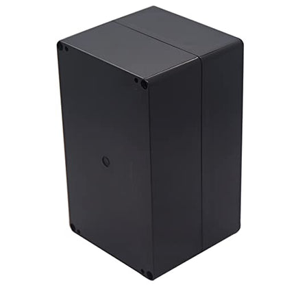 Project Box ABS Black Electrical Boxes IP65 Outdoor Waterproof Box Electronic Junction Box Power Enclosure with Cable Glands for DIY Project 7.87 x 4.72 x 4.45 inch (200x120x113mm) - size: 7.87"x4.72"x4.45"