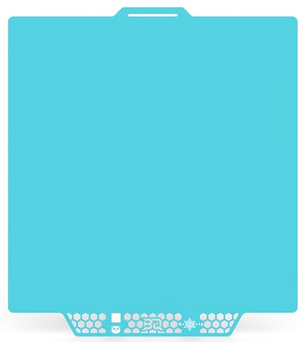 BIQU CryoGrip Pro Glacier 257x257mm Panda Build Plate for Bambu-Lab P1S/P1P/P2S/X1C/X1E/X2D/A1 3D Printer Double Sided Upgrade Build Plate Removable Surface Platform - color: Glacier-Original, size: P1/P2/X1/A1/X2D