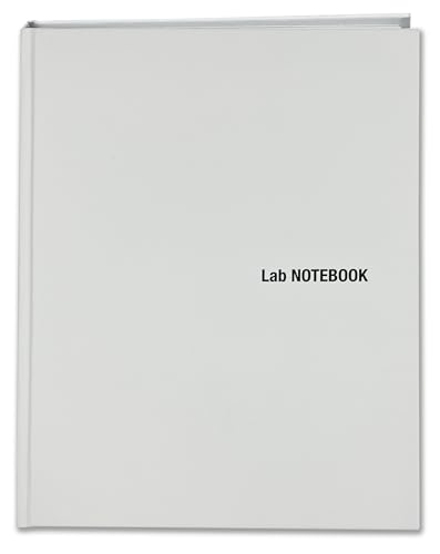BookFactory Lab Notebook, White, Laminate Hardbound, 100 Pages - color: White