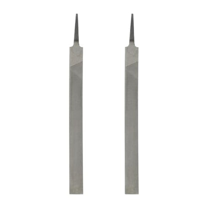 HARFINGTON 2pcs Flat Medium Cut File 12" Double Cut Teeth High Carbon Steel Hand Rasp File without Handle for Metal Wood Deburring Removing - size: 12", style: Medium